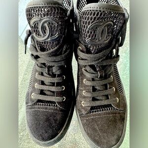 Chanel Mesh Sneakers - Black